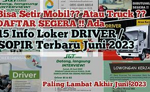 Loker Terbaru Driver Box Cengkareng Jakarta Barat