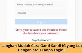 Lupa Sandi Email Dan Nomor Hp Hilang